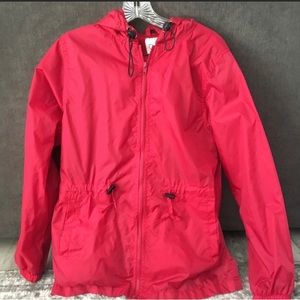 Chadwick nylon jacket with hood. 
Size M